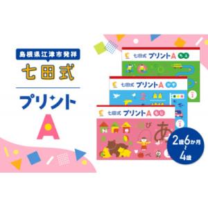 ふるさと納税 江津市 ☆七田式教育の大定番☆　七田式プリントA
