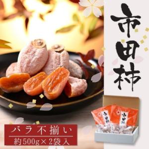 ふるさと納税 豊丘村 不揃い【南信州産】市田柿 約1kg(約500g×2袋)