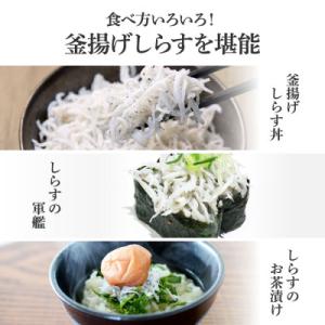 ふるさと納税 芸西村 高知県産 釜揚げしらす ...の詳細画像2
