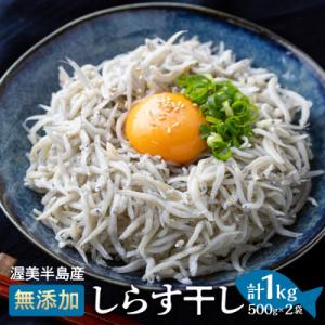 ふるさと納税 田原市 愛知県田原市産こだわり製法のしらす干し1kg(500g×2袋)