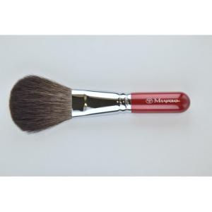 ふるさと納税 熊野町 熊野筆 フェイスパウダーブラシ 灰リス100% 通常ラッピング