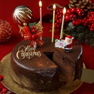 ふるさと納税 高松市 ラ・ファミーユ　クリスマスケーキ　半熟ザッハトルテ　6号　(直径約18cm)