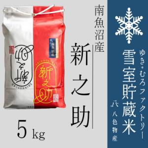 ふるさと納税 南魚沼市 雪室貯蔵米 南魚沼産 新之助5kg