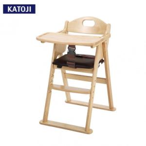 ふるさと納税 犬山市 カトージ 木製ワイドハイチェアステップ切り替え(ナチュラル)
