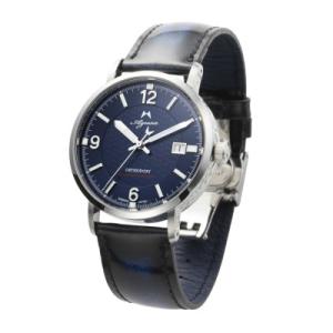 ふるさと納税 長野県 信州腕時計職人の渾身作 Azusa ORTHODOXY KIZAMU ブルー