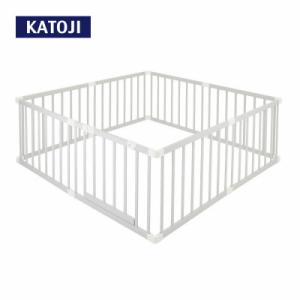 ふるさと納税 犬山市 カトージ 木製ベビーサークル扉付(グレー)