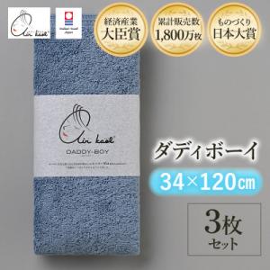 ふるさと納税 今治市 エアーかおる　ダディボーイ　エニータイムタオル　3枚　マウンテンブルー【I00...