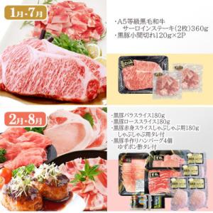 ふるさと納税 枕崎市 お肉とお魚 お楽しみ定期...の詳細画像1