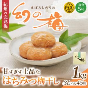 ふるさと納税 田辺市 幻の梅 1kg (粒3L/...の商品画像