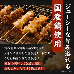 ふるさと納税 宮崎市 国産若鶏の焼き鳥5種60...の詳細画像2