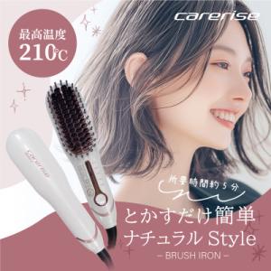 ふるさと納税 藤枝市 ケアライズ　ミニブラシ型ヘアアイロン(ホワイト)【B-50J】