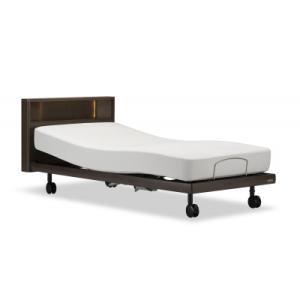 ふるさと納税 上峰町 電動ベッド グランサスGS-03C(2M+HL)マットレス付(セミダブル)グレー/ウォールナット