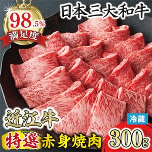 ふるさと納税 近江八幡市 【寛閑観】近江牛　特選『赤身』焼肉用　300g【冷蔵】