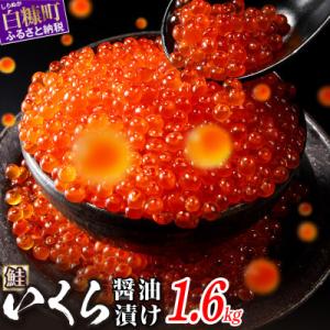 ふるさと納税 白糠町 鮭いくら醤油漬け 1.6kg(200g×8) 小分けパック