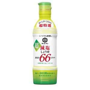 ふるさと納税 野田市 キッコーマン　いつでも新鮮　 超減塩しょうゆ 食塩分66%カット　450ml×...