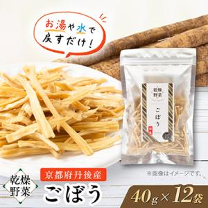 ふるさと納税 与謝野町 京都府丹後産【ごぼう】乾燥野菜　12袋　京都府与謝野町 誠武農園のおいしい国...