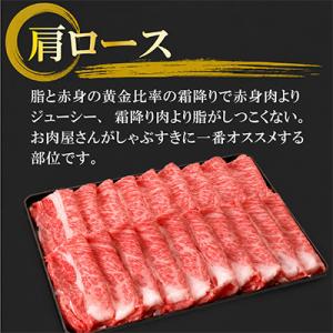 ふるさと納税 宮崎市 宮崎牛肩ロースしゃぶすき...の詳細画像1