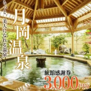 ふるさと納税 新発田市 月岡温泉旅館感謝券・新発田市内ゴルフ場共通利用券【3,000円分】