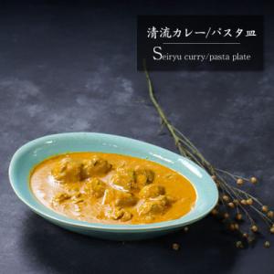 ふるさと納税 甲賀市 信楽焼 清流 カレー皿 / パスタ皿 (トルコ)