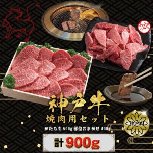 ふるさと納税 神戸市 神戸牛(神戸ビーフ) 焼肉500g・焼肉(不揃い)400g 計900g KBY...
