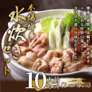 ふるさと納税 春日市 訳あり!博多水炊きセット　10人前(2人前×5セット)(春日市)