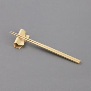ふるさと納税 燕市 irogami 箸・箸置きセット　シャンパンゴールド