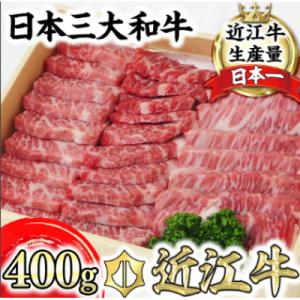 ふるさと納税 近江八幡市 【近江牛　毛利志満】近江牛　鉄板焼・焼肉用 400g【S027】