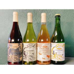 ふるさと納税 上富良野町 【自然発酵】赤白泡オレンジワイン 4本 多田ワイナリー