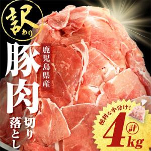 ふるさと納税 垂水市 【訳あり】鹿児島県産 豚肉切り落とし 計4kg(500g×8P) 【大隅ミート産業】 A1-0438｜Yahoo!ふるさと納税