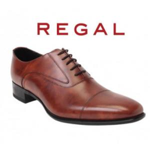 ふるさと納税 奥州市 REGAL革靴 ストレートチップ 725R ブラウン<奥州市モデル> 24.0...