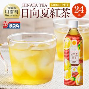 ふるさと納税 川南町 サンA日向夏紅茶HINATA　TEA500mlPET　24本入り(川南町)｜Yahoo!ふるさと納税