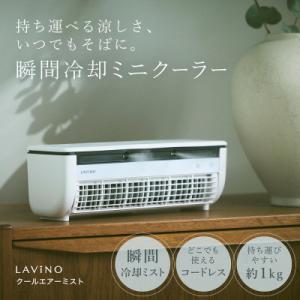 ふるさと納税 つくばみらい市 【LAViNO クールエアーミスト ブルーグレイ】 ミニクーラー ミストファン(空調家電)