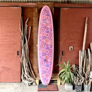 ふるさと納税 和泉市 サーフボード・ピンクファブリック(ロングボード)