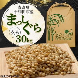 ふるさと納税 十和田市 【令和7年産】青森県産まっしぐら30kg(玄米)