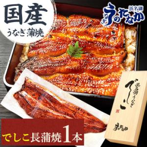 ふるさと納税 磐田市 浜名湖養鰻125年の最高傑作「でしこ」!浜名湖・うなぎのたなか国産長蒲焼1本ギ...