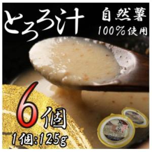 ふるさと納税 藤枝市 自然薯 100% 冷凍 味付けとろろ汁 6個セット