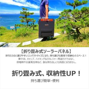 ふるさと納税 貝塚市 折畳みソーラーパネル 200W 急速充電対応 MC4ケーブル付き 高効率 TY...