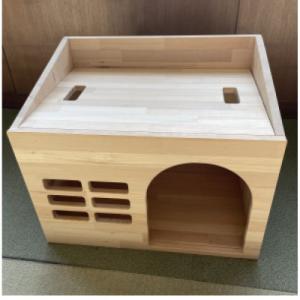 ふるさと納税 愛西市 ペット用 木製ハウス(大...の詳細画像1