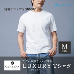 ふるさと納税 和歌山市 [CENTENA]LUXURY Tシャツ 半袖 ホワイト (M)