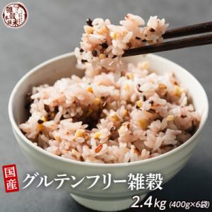 ふるさと納税 静岡市 雑穀米本舗 国産 グルテンフリー雑穀 2.4kg(400g×6袋)