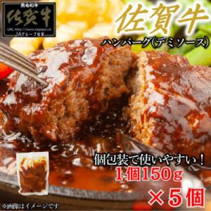 ふるさと納税 吉野ヶ里町 【佐賀牛100%使用】ちょっと贅沢おうちごはん!佐賀牛デミハンバーグ 15...