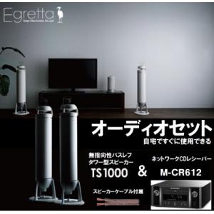 ふるさと納税 北広島町 Egretta 無指向性バスレフ・タワー型スピーカーTS1000(オーディオセット)