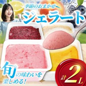 ふるさと納税 藤沢市 【先行受付】季節のおまかせ!手作りジェラート 計2L 500ml×4種類