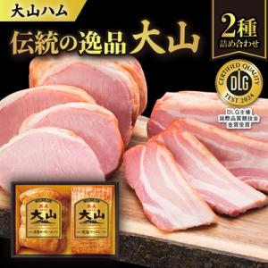 ふるさと納税 伯耆町 大山ハムOR-24「伝統の逸品大山」2種詰め合わせ