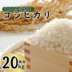 ふるさと納税 加須市 【先行受付】令和8年産　水野農園のコシヒカリ　精米20kg(5kg×4袋)