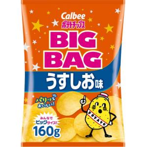 ふるさと納税 牛久市 カルビー ポテトチップス BIGBAG 160g 3種類食べ比べ12袋セット