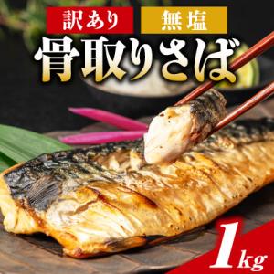 ふるさと納税 銚子市 訳あり 骨取り 無塩さば 1kg