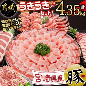 ふるさと納税 都城市 【Yahoo!ふるさと納税限定】宮崎県産豚うきうきセット!4.35kg