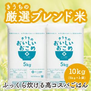 ふるさと納税 稲敷市 【令和7年産精米・自社栽培・自社精米で一貫生産】稲敷市産厳選ブレンド米　10kg(5kg×2袋)