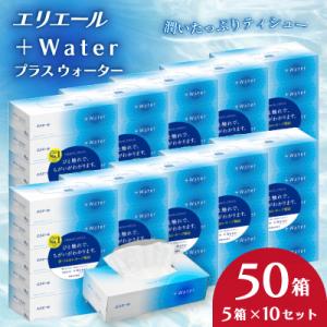 ふるさと納税 島田市 エリエール+Water　180W5箱×10セット